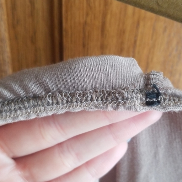 Lulu's Flirt Factor Taupe Off-the-Shoulder Top - Picture 8 of 8